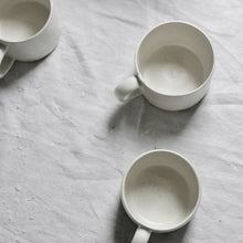 Load image into Gallery viewer, handmade small white coffee mug