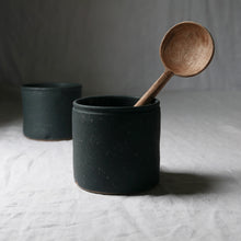 Load image into Gallery viewer, utensil pot textured black