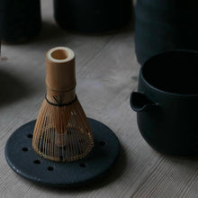 Load image into Gallery viewer, matcha tea jug &amp; bamboo chasen whisk