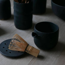 Load image into Gallery viewer, matcha tea jug &amp; bamboo chasen whisk