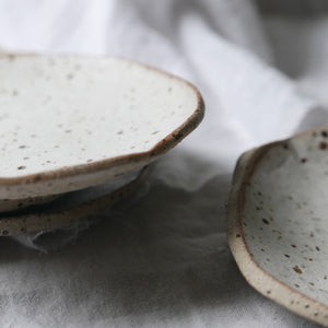 small flecked dish