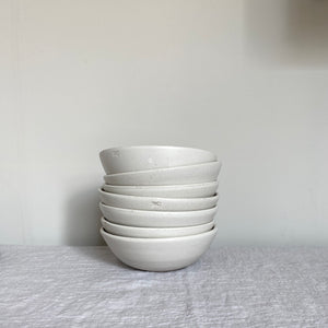 simple white bowl