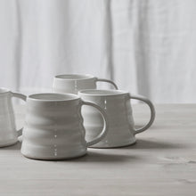 Load image into Gallery viewer, handmade shiny white espresso mug