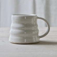 Load image into Gallery viewer, handmade shiny white mug