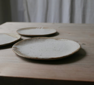 handmade rustic plate