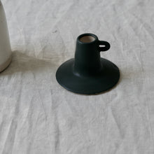 Load image into Gallery viewer, black candle stick holder