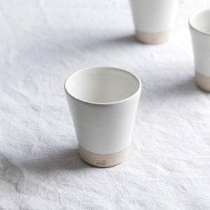 simple part glazed water tumbler