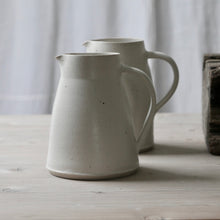 Load image into Gallery viewer, large white speckled stoneware jug