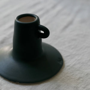 black candle stick holder