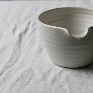 simple white pouring bowl