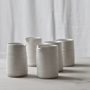 simple white  jug