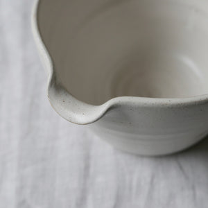 simple white pouring bowl